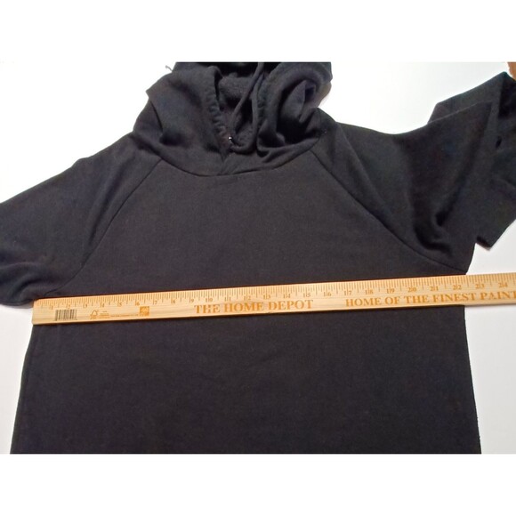 Eddie Bauer Women's Black Knit Relaxed Fit Pullover Hoodie Size Large - Picture 7 of 8